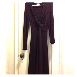 Aritzia burgundy dress